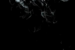 Abstract powder or smoke effect isolated on black background,Out of focus photo