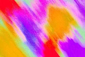 Abstract colorful watercolor on wall or paper background photo