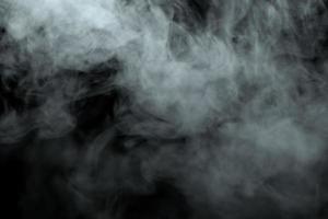 Abstract powder or smoke effect isolated on black background,Out of focus photo