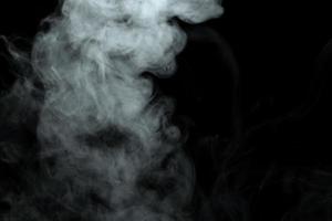 Abstract powder or smoke effect isolated on black background,Out of focus photo