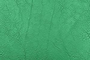 fondo de textura de cuero verde foto