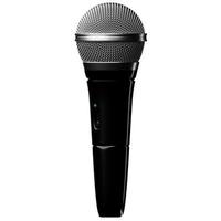 Black microphone,   model on white background, realistic  3d illustration. music award, karaoke, radio and recording studio sound equipment photo