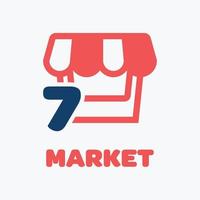 Numeric 7 Market Logo vector