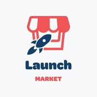 Launch Market Logo vector