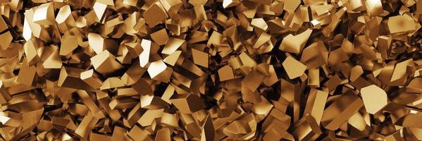 Gold metal background. Brushed metallic texture. 3d rendering photo