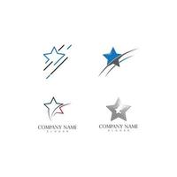vector de plantilla de logotipo de estrella