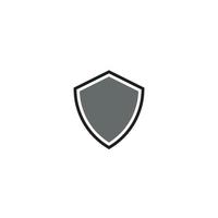 a simple Shield logo or icon design vector