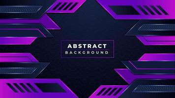 Modern Colorful Gradient Futuristic Gaming Background Design with Black and Purple Color vector