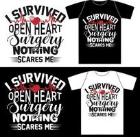 I Survived Open Heart Surgery Whats Your Superpower vector