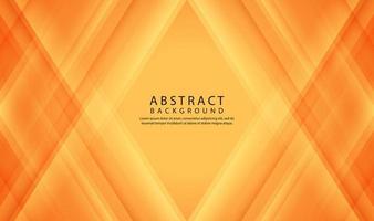 3D orange geometric abstract background overlap layer on bright space with line cut texture effect. Graphic design element elegant style concept for banner flyer, card, brochure cover, or landing page vector