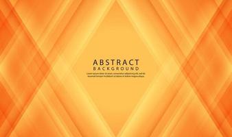 3D orange geometric abstract background overlap layer on bright space with line cut texture effect. Graphic design element elegant style concept for banner flyer, card, brochure cover, or landing page vector