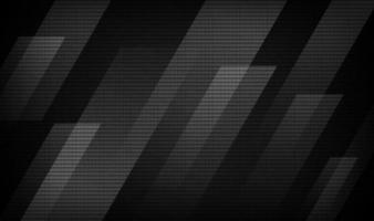 Capa de superposición de fondo abstracto geométrico negro 3d en el espacio oscuro con efecto de estilo de movimiento de línea. concepto de textura de fibra de carbono de elemento de diseño gráfico para banner, volante, tarjeta, folleto, portada, etc. vector