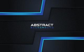 Abstract Dark Blue with Blue Line Combination Background Design. Elegant Modern Background Design. vector