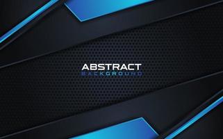 Abstract Dark Blue with Blue Line Combination Background Design. Elegant Modern Background Design. vector