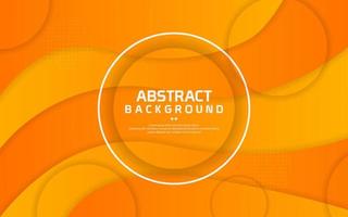 Abstract liquid orange background vector
