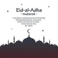 eid-al-adha illustration free vector