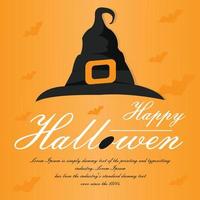 happy halloween illustration free vector