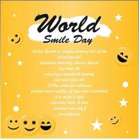 world smile day free vector