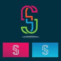 awesome letter s logo ideas vector