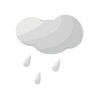 cloud with rain vector