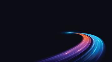 Modern abstract light trails with high-speed effect. Futuristic dynamic motion technology. Movement  pattern for banner or poster design background idea. Vector eps10.