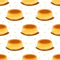 Seamless pattern of pudding. Patterns for decoration. Wrapping paper pattern. vector. vector