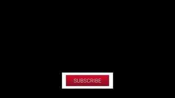 Animate Subscribe Like Notification Button Transparent Alpha