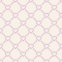 Seamless Background Pattern Heart Arrow Shape
