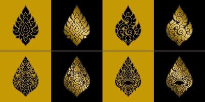 Thai Art Template Pattern Diamond Shape vector