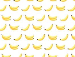 Illustration on theme big colored seamless banana, bright fruit pattern for seal. Fruit pattern consisting of beautiful seamless repeat banana. Simple colorful pattern fruit from seamless banana. vector