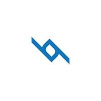 abstract initial letter BG logo in blue color isolated in white background applied for professional golf training logo also suitable for the brands or companies that have initial name BG or GB vector