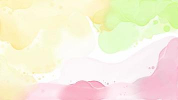 Abstract colorful soft watercolor background vector