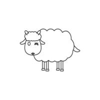 sheep vector element illustration design