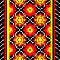 Colorful geometric ethnic seamless pattern design for wallpaper, background, fabric, curtain, carpet, clothing, and wrapping vector illustration.