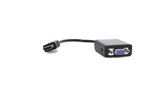 Analog and digital video cables, vga, dvi, hdmi, cables connectors for connecting a display, monitor, TV, projector to a computer, laptop, isolated on a white background photo
