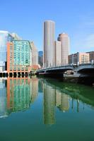 Boston waterfront view photo