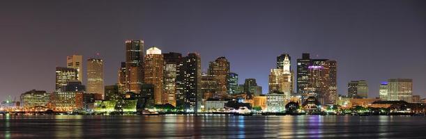 Boston night view photo