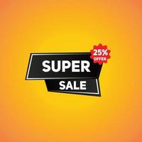 Super Sale Tag vector