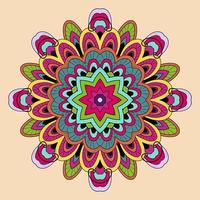 Abstract mandala background vector