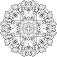 Abstract mandala background vector