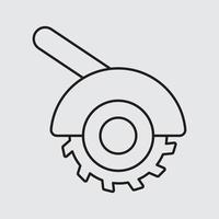 saw machine vector for website symbol icon presentation