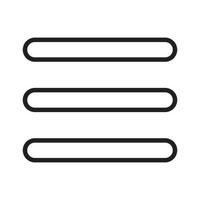 menu web vector icon for website symbol presentation
