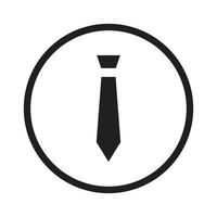 tie vector icon for website symbol presentation