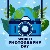 concepto del día de la fotografía vector