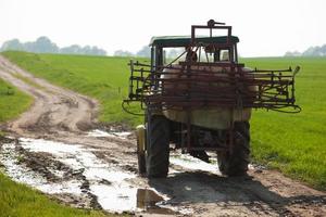 Tractor on road photo