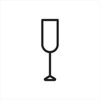 Champagne Glass vector for website symbol icon presentation