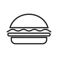 vector de hamburguesa para presentación de icono de símbolo de sitio web