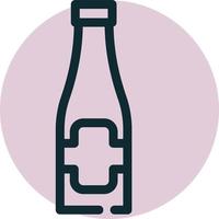 vector de botella para presentación de icono de símbolo de sitio web