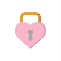 love lock vector for website symbol icon presentation