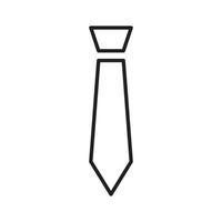 icono de vector de corbata para la presentación del símbolo del sitio web